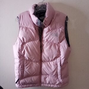 The North Face Pink Puffer Vest